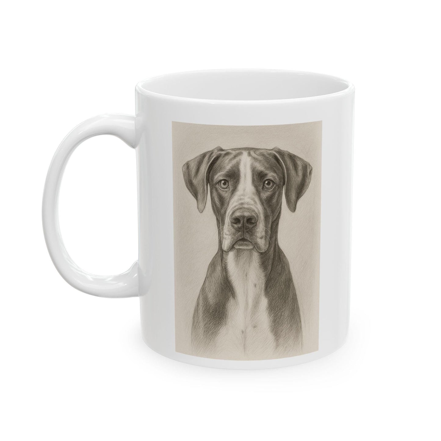 Cute Dog Ceramic Mug | Pet Lover Gift | Coffee or Tea Cup | Dog Lover's Mug | Personalized Animal Mug | Perfect for Birthdays